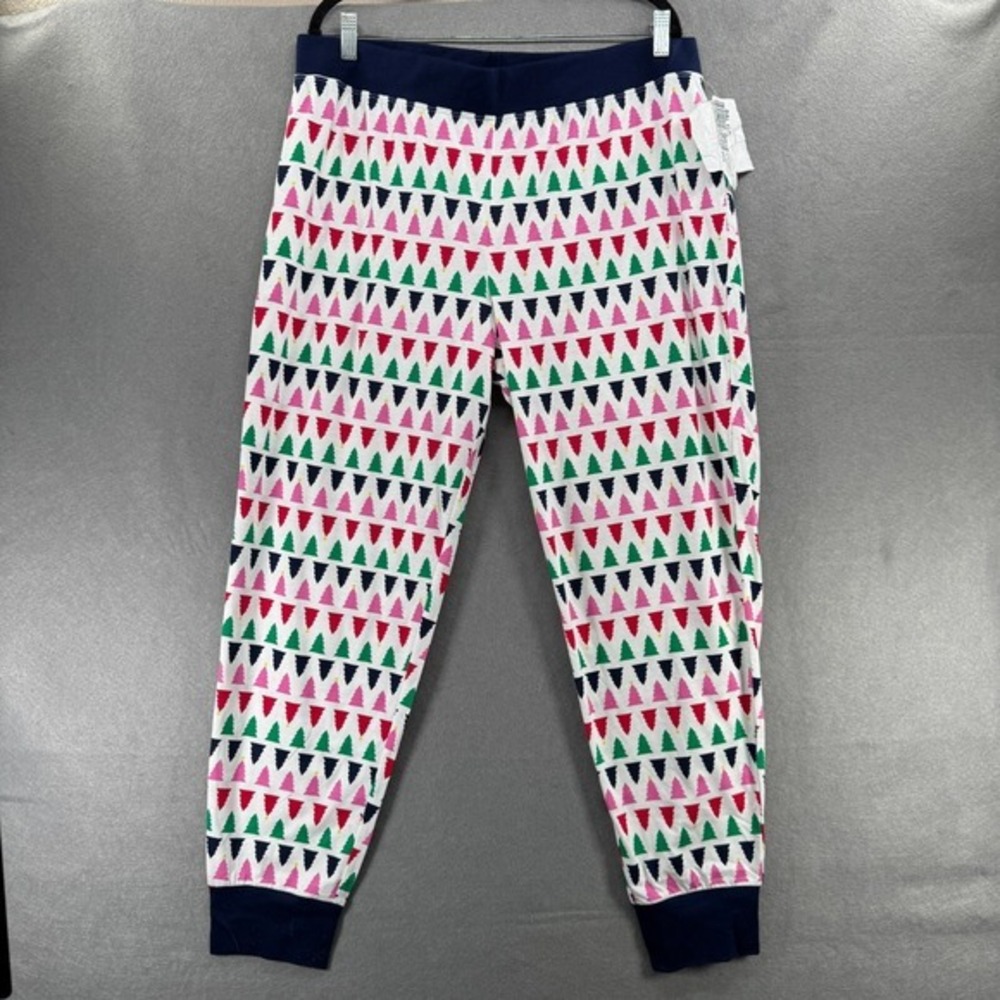 Macy's Pajama Pants Womens Size XL Family PJs Jogger Tapered Leg Pull‎ On New